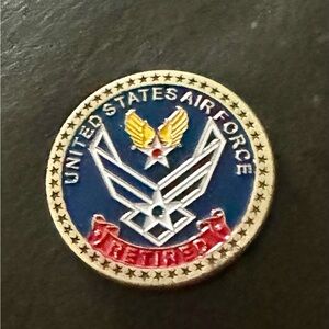 United States Air Force Retired challenge coin